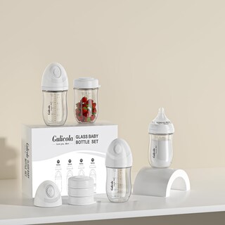 Foto 2 | Foto 2 | Biberón De Vidrio Gulicola Natural 150 Ml Paquete De 4 Con Tetina - Venta Internacional.