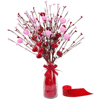 Foto 1 | Foto 1 | Tallos De Flores Artificiales Shitailu Regalo Para El Día De San Valentín 4 Unidades - Venta Internacional.