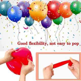 Foto 3 | Foto 3 | Globos De Látex Kuulbela 68 Unidades Rojo Negro Y Blanco 30 Cm Con Confeti - Venta Internacional.