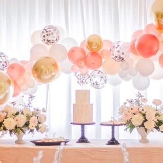 Foto 2 | Foto 2 | Kit De Arco De Globos Soonlyn Rose Gold Paquete De 140 Con Confeti - Venta Internacional.