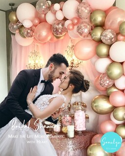 Foto 3 | Foto 3 | Kit De Arco De Globos Soonlyn Rose Gold Paquete De 140 Con Confeti - Venta Internacional.