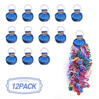 Foto 6 | Foto 6 | Confetti Poppers Pilvepidu No Mess Paquete De 12 Unidades Color Azul - Venta Internacional.