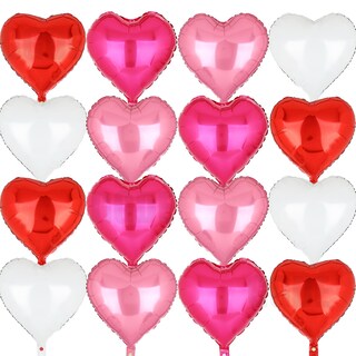 Foto 1 | Foto 1 | Globos Ggde Heart 45 Cm Mylar Fiesta De San Valentín 16 Unidades - Venta Internacional.