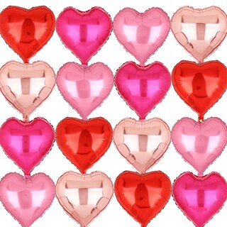 Foto 1 | Foto 1 | Globos Mylar Ggde En Forma De Corazón De 18 Cm Para Decoración De Fiesta De San Valentín - Venta Internacional.