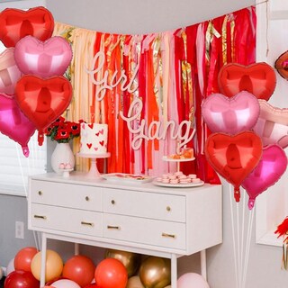 Foto 6 | Foto 6 | Globos Mylar Ggde En Forma De Corazón De 18 Cm Para Decoración De Fiesta De San Valentín - Venta Internacional.