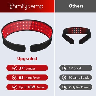 Foto 4 | Foto 4 | Envoltura De Terapia Con Luz Roja Comfytemp Para Aliviar El Dolor Corporal - Venta Internacional.