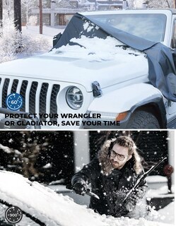 Foto 2 | Foto 2 | Protector De Nieve Para Parabrisas Joytutus Wrangler Jk Jl Gladiator Jt - Venta Internacional.
