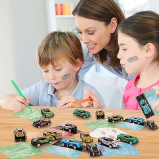 Foto 4 | Foto 4 | Coches De Carreras Toy Cars Catnee 32 Colores Surtidos De Metal Con Tarjetas - Venta Internacional.