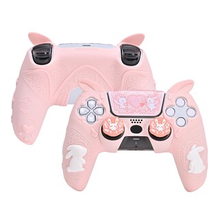 Foto 1 | Foto 1 | Set De Fundas De Mando Geekshare Ps5 De Silicona Con 2 Empuñaduras Para Los Pulgares - Venta Internacional.