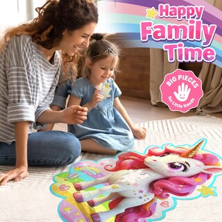 Foto 5 | Foto 5 | Puzle De Suelo Zizz Unicorn 48 Piezas Para Niños De 4 A 8 Años - Venta Internacional.