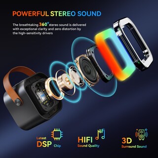 Foto 6 | Foto 6 | Máquina De Karaoke Peski Portátil Bluetooth Con 2 Micrófonos Color Negro - Venta Internacional.