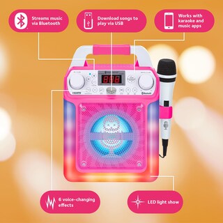 Foto 3 | Foto 3 | Máquina De Karaoke Portátil Para Cantar Groove Mini Con Micrófono - Venta Internacional.