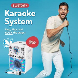 Foto 2 | Foto 2 | Máquina De Karaoke Para Cantar Portátil Con Micrófono Con Cable Color Blanco - Venta Internacional.