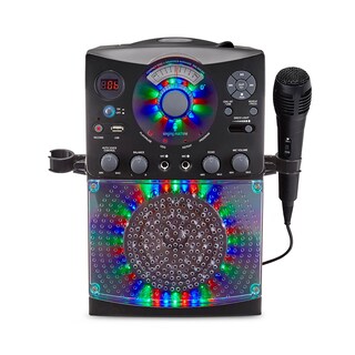 Foto 1 | Foto 1 | Máquina De Karaoke Para Cantar Para Niños Y Adultos Con Micrófono Color Negro - Venta Internacional.
