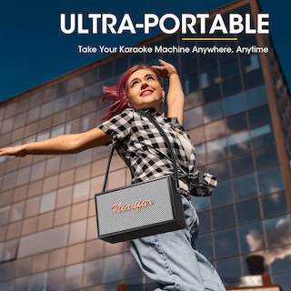 Foto 3 | Foto 3 | Máquina De Karaoke Niaufux Retro Con 2 Micrófonos Inalámbricos - Venta Internacional.