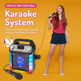Foto 2 | Foto 2 | Máquina De Karaoke Portátil Para Cantar Groove Mini Con Micrófono - Venta Internacional.