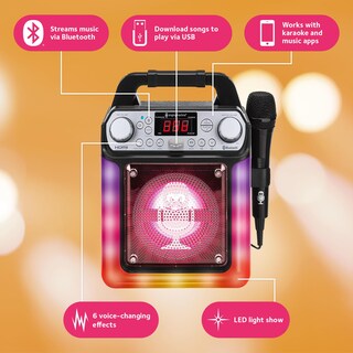 Foto 3 | Foto 3 | Máquina De Karaoke Portátil Para Cantar Groove Mini Con Micrófono - Venta Internacional.