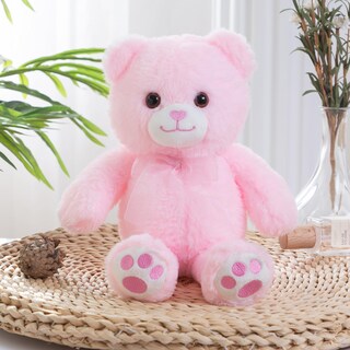 Foto 4 | Foto 4 | Oso De Peluche Zgxiong Rosa Con Corazón De 23 Cm - Venta Internacional.