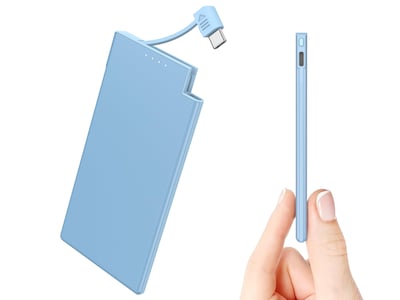 Foto 1 | Foto 1 | Cargador Portátil Auskang 5000mah Con Cable Usb-c Incorporado - Venta Internacional.