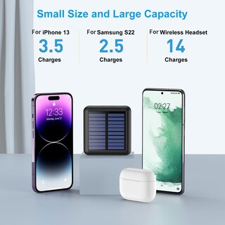 Foto 2 | Foto 2 | Banco De Energía Solar Kelaien De 12000 Mah Con 4 Cables Para Iphone - Venta Internacional.