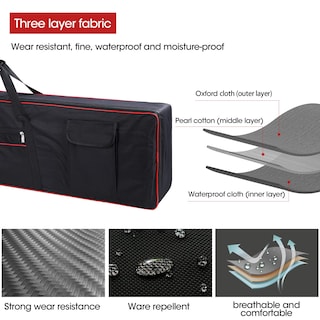 Foto 3 | Foto 3 | Funda De Teclado Monkeysell De 88 Teclas Con Bolsa De 2 Bolsillos Para Piano Digital - Venta Internacional.
