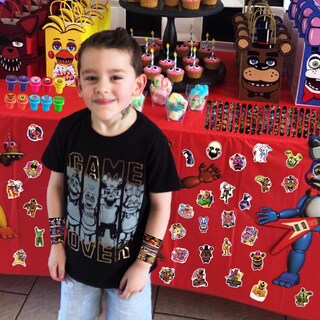 Foto 7 | Foto 7 | Decoraciones De Cumpleaños Wooacme Five Nights Con Pulsera Slap - Venta Internacional.