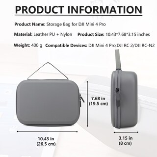 Foto 6 | Foto 6 | Bolsa De Almacenamiento Flyekist Para Dji Mini 4 Pro Drone Con Acceso. - Venta Internacional.