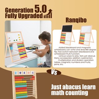 Foto 5 | Foto 5 | Ábaco Ranqibo De Madera Para Matemáticas Para Niños Con Números Magnéticos - Venta Internacional.