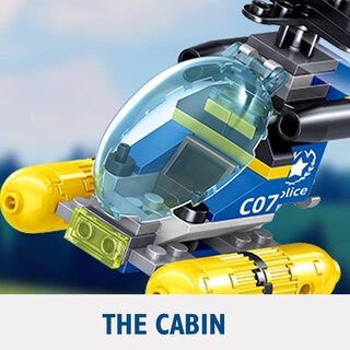 Foto 7 | Foto 7 | Set De Bloques De Construcción Para Comisarías De Policía 800 Piezas Con Barco Barco Y Helicóptero - Venta Internacional.