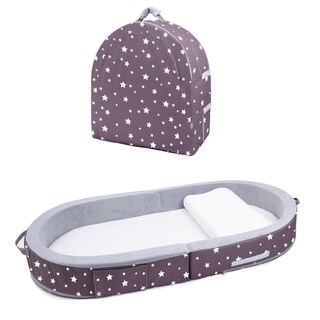 Foto 7 | Foto 7 | Cama De Piso Portátil Plegable Para Niños Pequeños Mooedcoe Con Laterales - Venta Internacional.