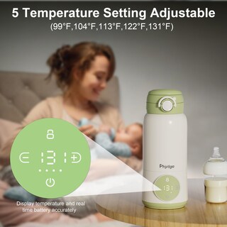 Foto 4 | Foto 4 | Calentador De Biberones Phydge Portátil Para Viajes Fórmula Para Bebés De 450 Ml - Venta Internacional.