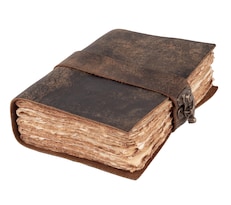 Diario Leather Village Encuadernado En Piel Vintage  200 Páginas - Venta Internacional.