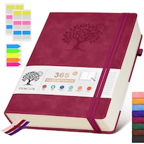 Libreta Percun A4 De Piel Forrada  365 Páginas - Venta Internacional.