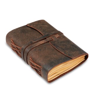 Foto 1 | Foto 1 | Journal Leather Village Encuadernado En Piel Marrón Oscuro 7 X 5 Cm 220 Págs. - Venta Internacional.