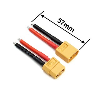 Foto 3 | Foto 3 | Conector Xt60 Hembra Y Macho Con Cable De Silicio De 14 Awg - Venta Internacional.