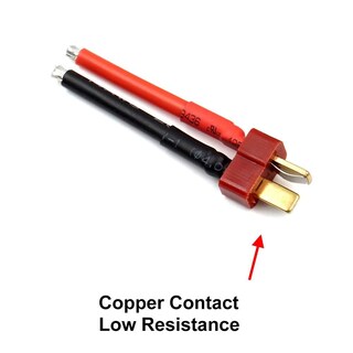 Foto 3 | Foto 3 | Conector En T Deans Hembra Y Macho Con Cable De Silicona De 14 Awg - Venta Internacional.