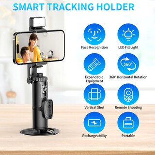 Foto 2 | Foto 2 | Trípode De Seguimiento Facial Lysoatur Auto Que Gira 360° Con Control Remoto - Venta Internacional.