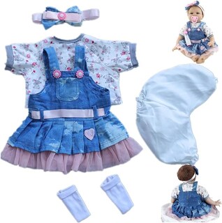 Foto 1 | Foto 1 | Set De Ropa Reborn Baby Dolls Para Niña De 43 A 56 Cm Con Accesorios - Venta Internacional.