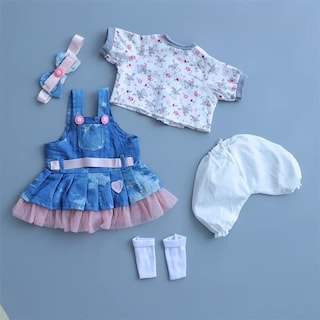 Foto 2 | Foto 2 | Set De Ropa Reborn Baby Dolls Para Niña De 43 A 56 Cm Con Accesorios - Venta Internacional.