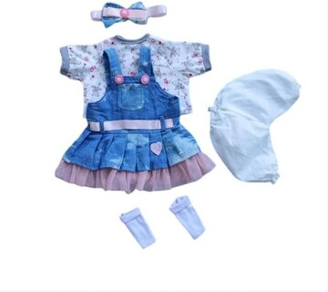 Foto 3 | Foto 3 | Set De Ropa Reborn Baby Dolls Para Niña De 43 A 56 Cm Con Accesorios - Venta Internacional.