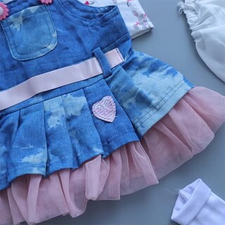 Foto 4 | Foto 4 | Set De Ropa Reborn Baby Dolls Para Niña De 43 A 56 Cm Con Accesorios - Venta Internacional.