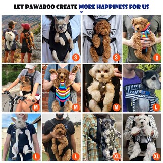 Foto 4 | Foto 4 | Mochila Transportadora De Mascotas Pawaboo Ajustable En La Parte Delantera Para Perros Pequeños - Venta Internacional.