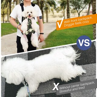 Foto 7 | Foto 7 | Mochila Transportadora De Mascotas Pawaboo Ajustable En La Parte Delantera Para Perros Pequeños - Venta Internacional.