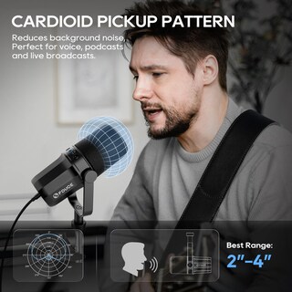 Foto 6 | Foto 6 | Micrófono Dinámico Para Podcasts Fduce Sl40+ Usb/xlr Con Soporte Boom - Venta Internacional.
