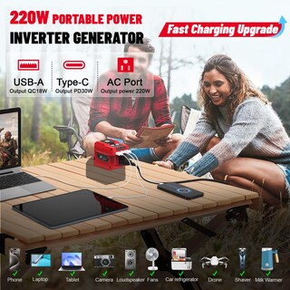 Foto 5 | Foto 5 | Inversor De Corriente Azocek 220 W Dc 18 V A Ac 110 V Con 1 Toma De Corriente Ac - Venta Internacional.