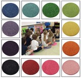 Asientos Redondos Carpet Circle Choice Rainbow De 18 Pulgadas Para Niños - Venta Internacional.