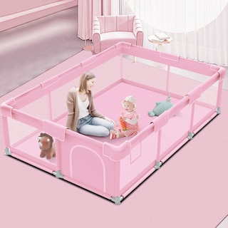 Foto 1 | Foto 1 | Baby Playpen Jaobeem Pink Para Princesita Para Interiores Y Exteriores - Venta Internacional.
