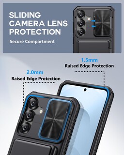 Foto 4 | Foto 4 | Funda Atatoo Para Samsung Galaxy S25+ Plus Wallet Color Negro - Venta Internacional.