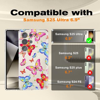 Foto 2 | Foto 2 | Funda De Teléfono Ratcase Floral Para Samsung Galaxy S25 Ultra - Venta Internacional.
