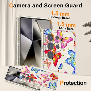 Foto 3 | Foto 3 | Funda De Teléfono Ratcase Floral Para Samsung Galaxy S25 Ultra - Venta Internacional.